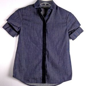 Allsaints Chambray Terente jean shirt